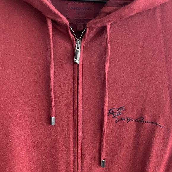 Giorgio Armani men’s zip up cashmere sweatshirt - Picture 2 of 12